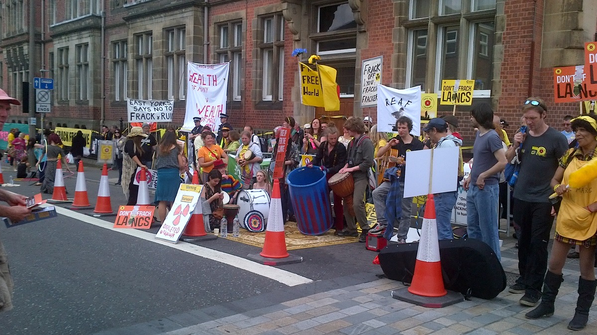 outside County Hall on Fishergate